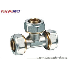 Pex-Al-Pex Fitting/Brass Compression Fitting/Brass Tee/Equal Tee